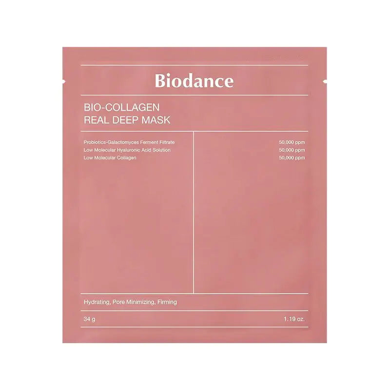 BIODANCE Bio Collagen Real Deep Mask, Overnight Mask, Pore Eraser Mask, Hydrogel Mask Sheet, Pore Tightening, Hydrating, Low Molecular Collagen Face Mask | 34G Collagen Sleepingmask Bio Collagen Bio Collagen Biocollagen Dance