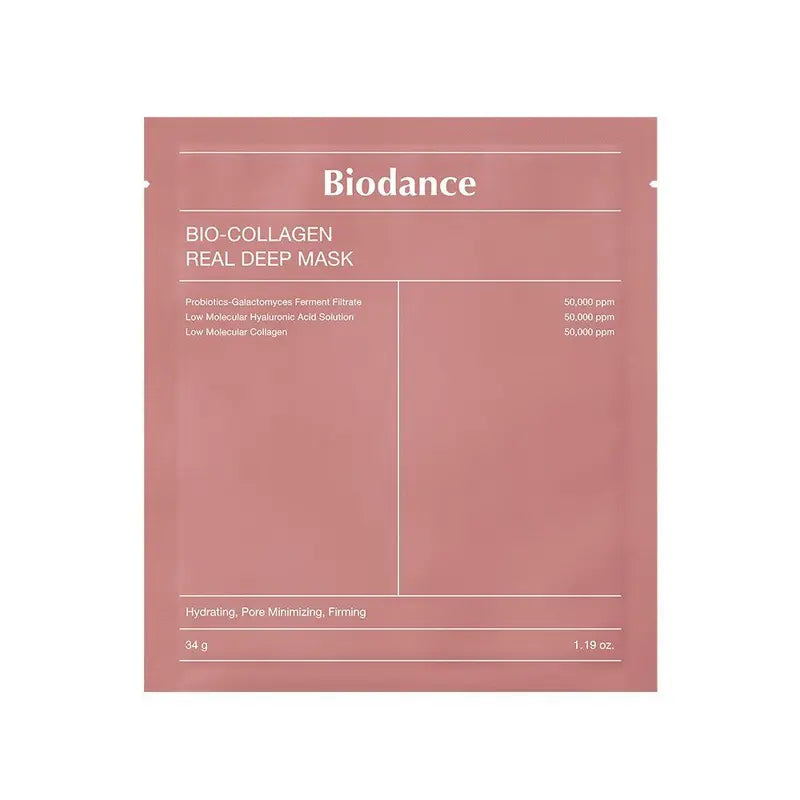 BIODANCE Bio Collagen Real Deep Mask, Overnight Mask, Pore Eraser Mask, Hydrogel Mask Sheet, Pore Tightening, Hydrating, Low Molecular Collagen Face Mask | 34G Collagen Sleepingmask Bio Collagen Bio Collagen Biocollagen Dance