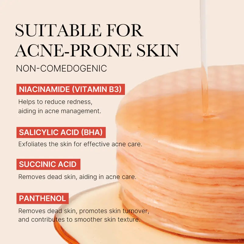 [Medicube Official Shop] Red Succinic Acid Pahnthenol Pads : Acne Care Toner Pads / Niacinamide + Salicylic Acid