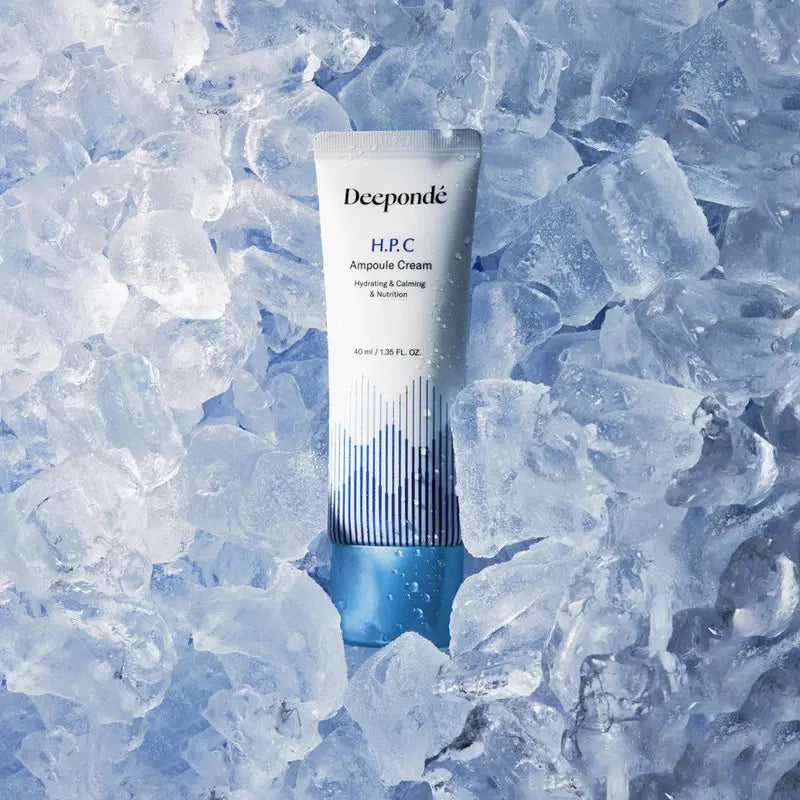 Deeponde HPC Ampoule Cream (40Ml) Hyaluronic Acid Peptides Collagen Korean Cooling Skin Repair Hydrating