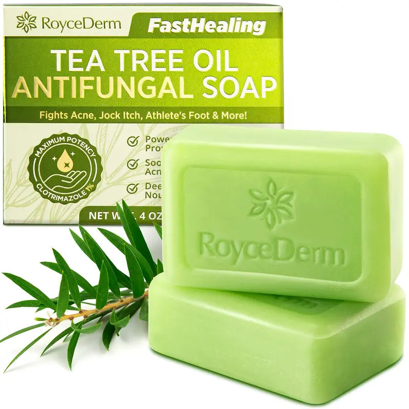 Roycederm Antifungal Antibacterial Tea Tree Soap for Face & Body